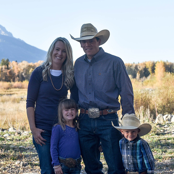 The Mangis Family - Family-Owned Fly-Fishing Company in Front of the Tetons